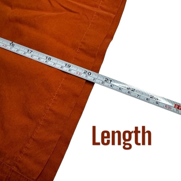 Woolrich Skirt Ruched Sides Henna Burnt Orange Color Women's Size 8 - Picture 8 of 8